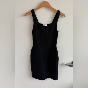 Aritizia Babaton Sculpt Knit Notch Dress